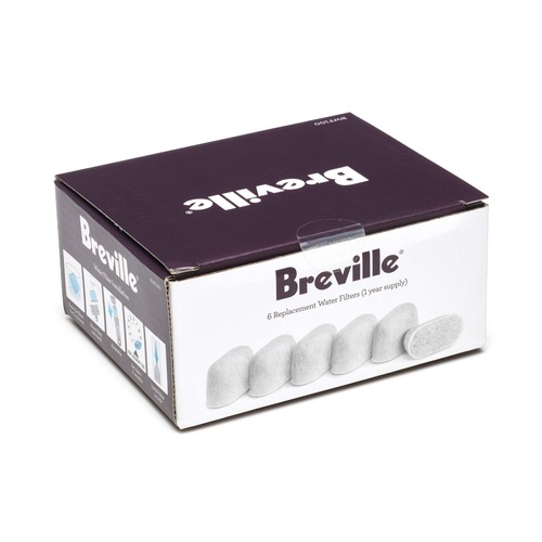 Breville Coffee Machine Water Filters Pack of 6 BWF100