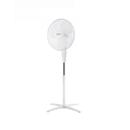 Heller 40cm White Pedestal Fan